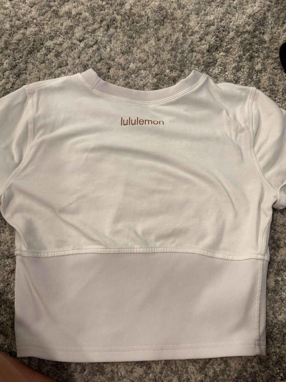 lululemon athletica White Athletic Top